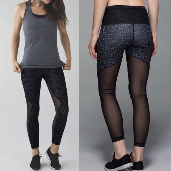 Lululemon legging women's size 4 Running in the City 7/8 Tight *Full-On Luxtreme - Picture 2 of 16